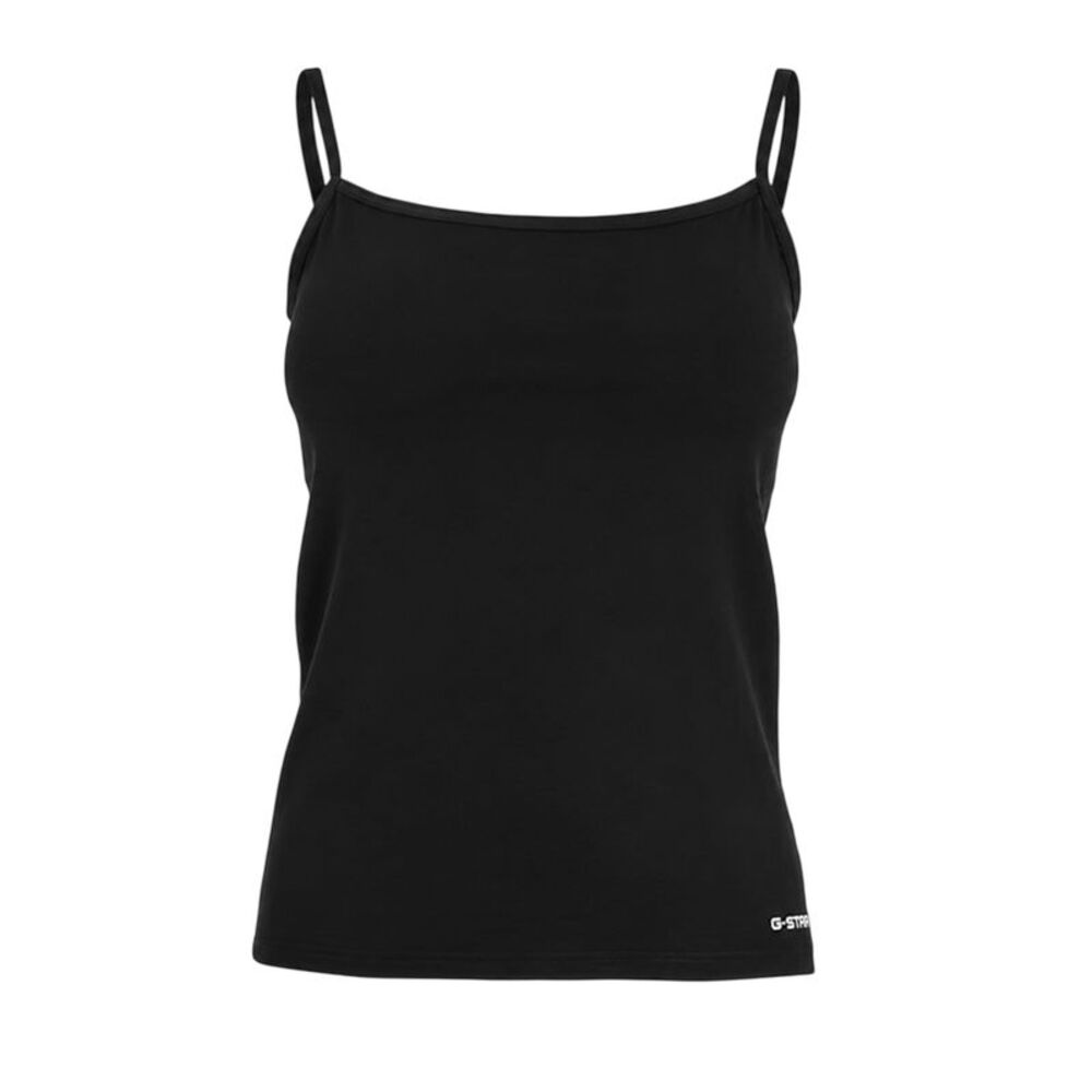 G-Star Womens/Ladies Cotton Fitted Spaghetti Strap Camisole / Black